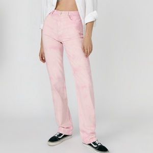 New with tags Reformation brand Cynthia Spiral High Rise Straight Long Jeans